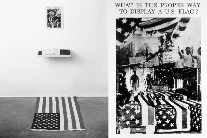 What is the Proper Way to Display a US Flag? (detail)